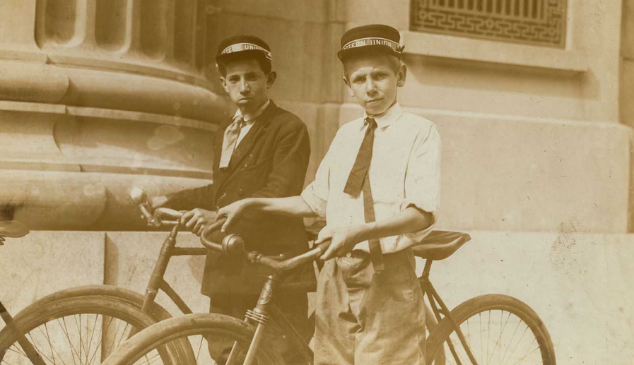 The early teen bicycle messengers, 1908-1917_teo